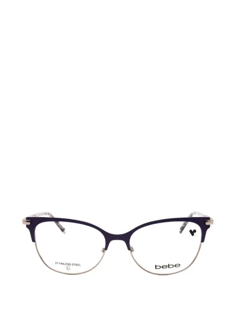 Bebe crystal-embellished cat-eye frame glasses