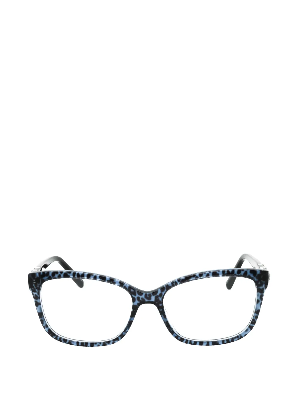 Jones New York leopard-print rectangle-frame glasses