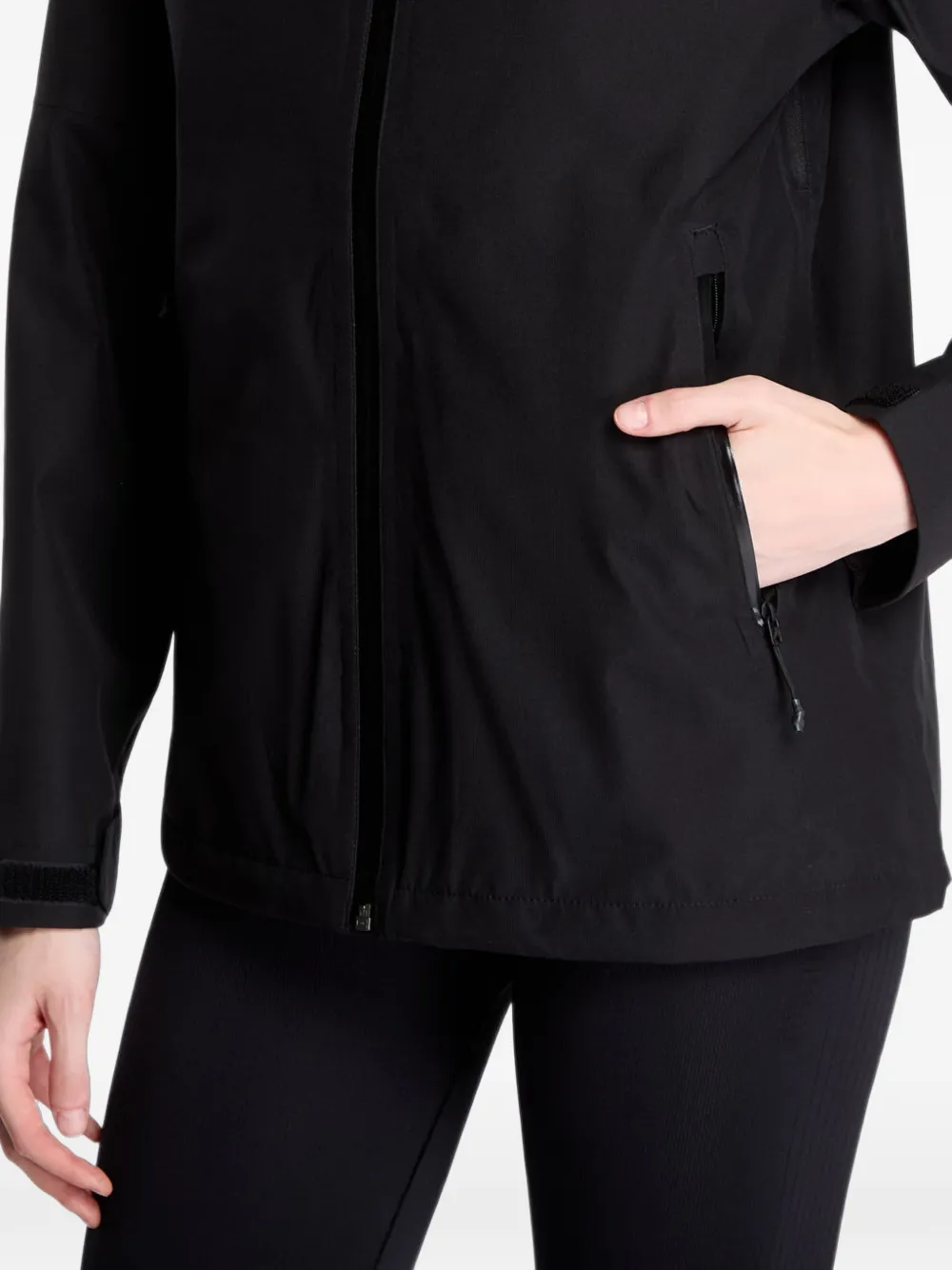 The North Face DryVent zip-up jacket Zwart