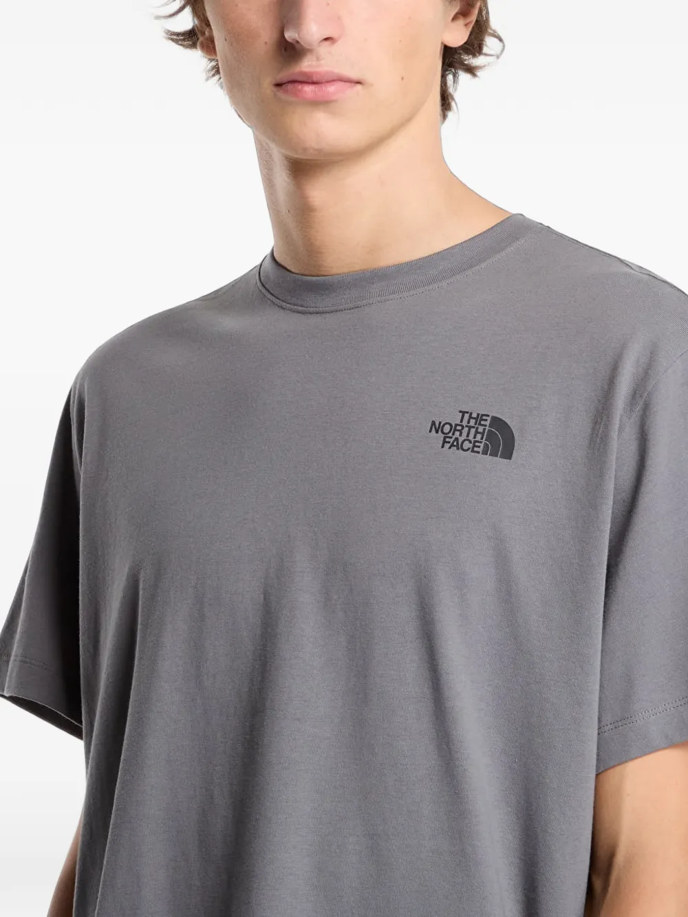 The North Face graphic-print T-shirt Grijs