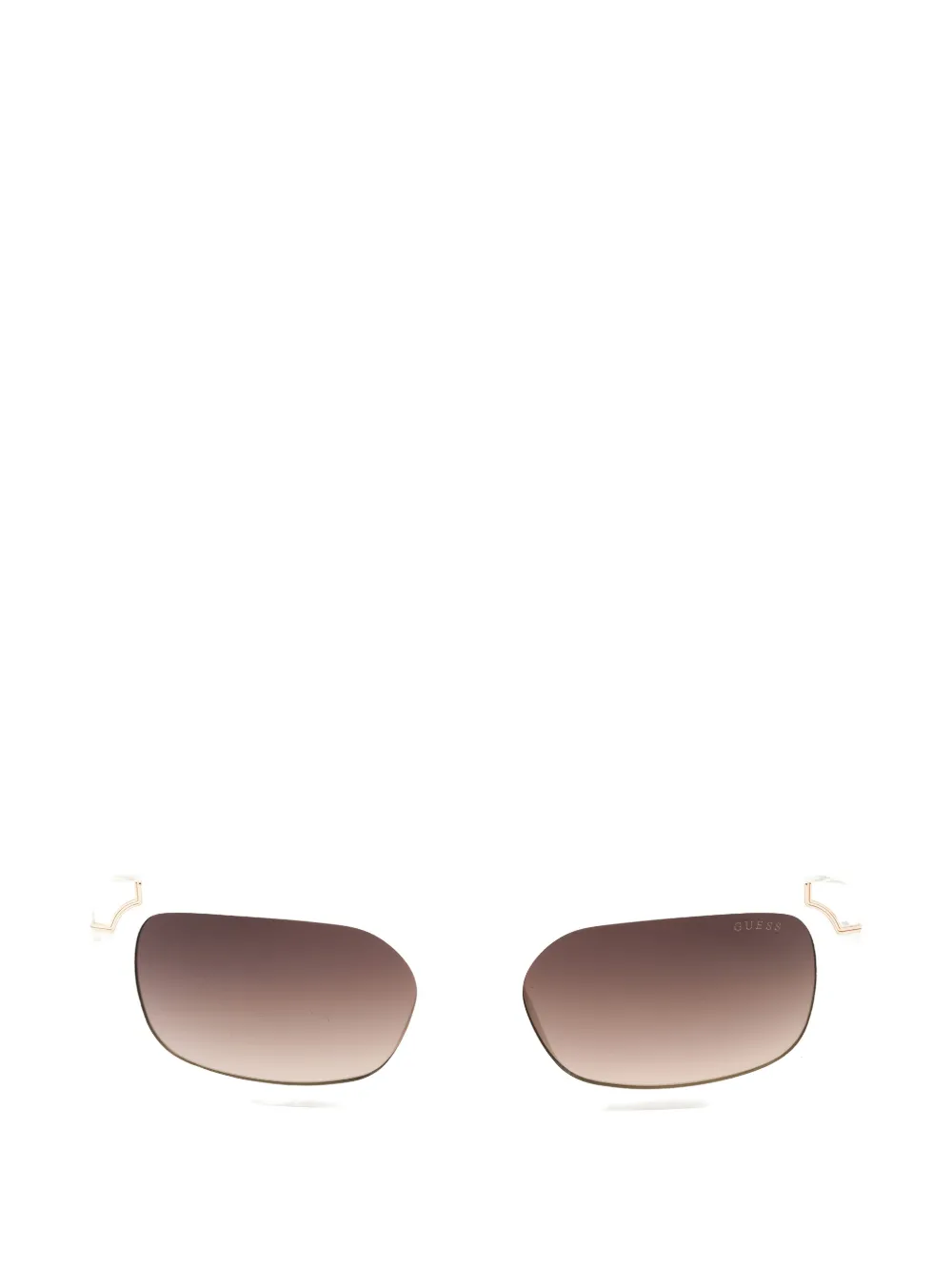 GUESS USA rectangle-frame sunglasses - Bianco
