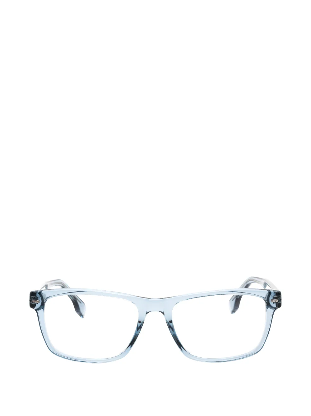 BOSS rectangle-frame glasses - Blu