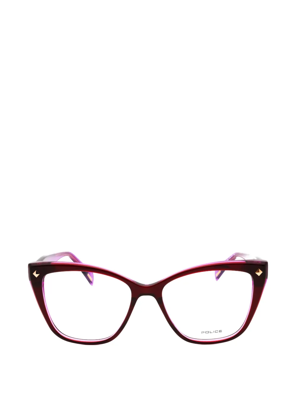 Police Cat-eye Frame Glasses In Red