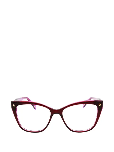 Police cat-eye frame glasses
