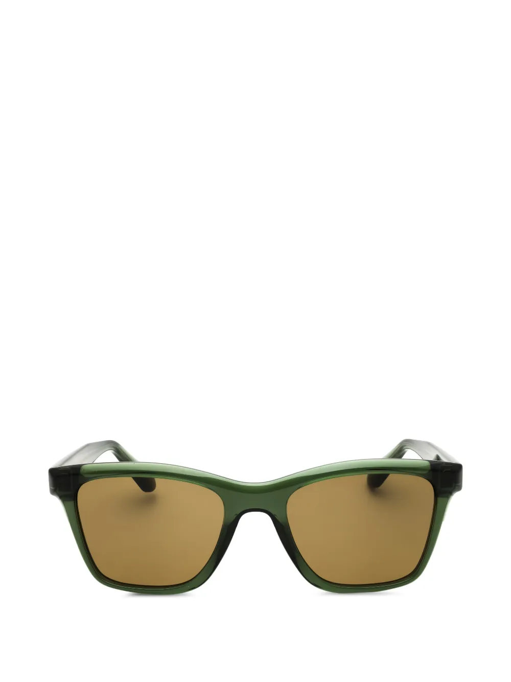 Ferragamo Eyewear Sonnenbrille mit eckigem Gestell - Grün