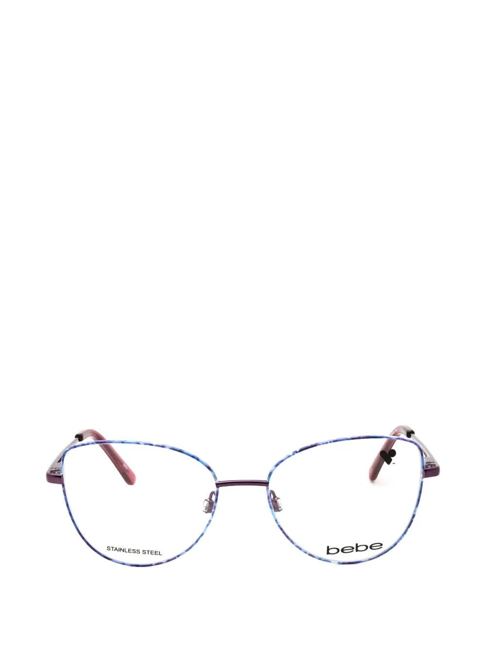 Bebe Floral-pattern Cat-eye Glasses In Blue