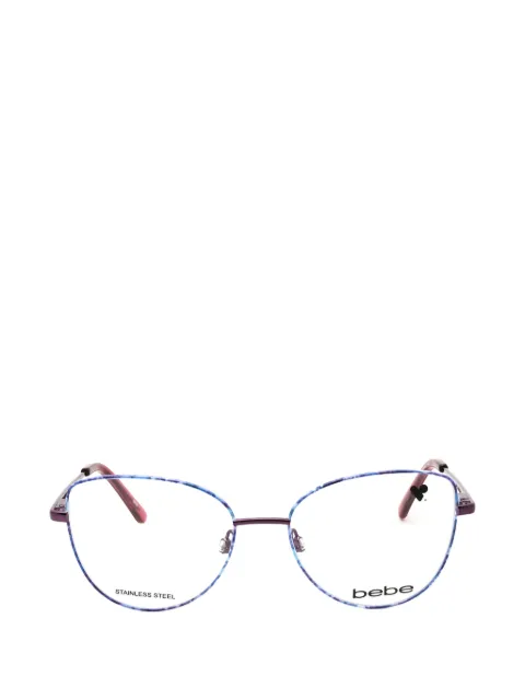Bebe floral-pattern cat-eye glasses
