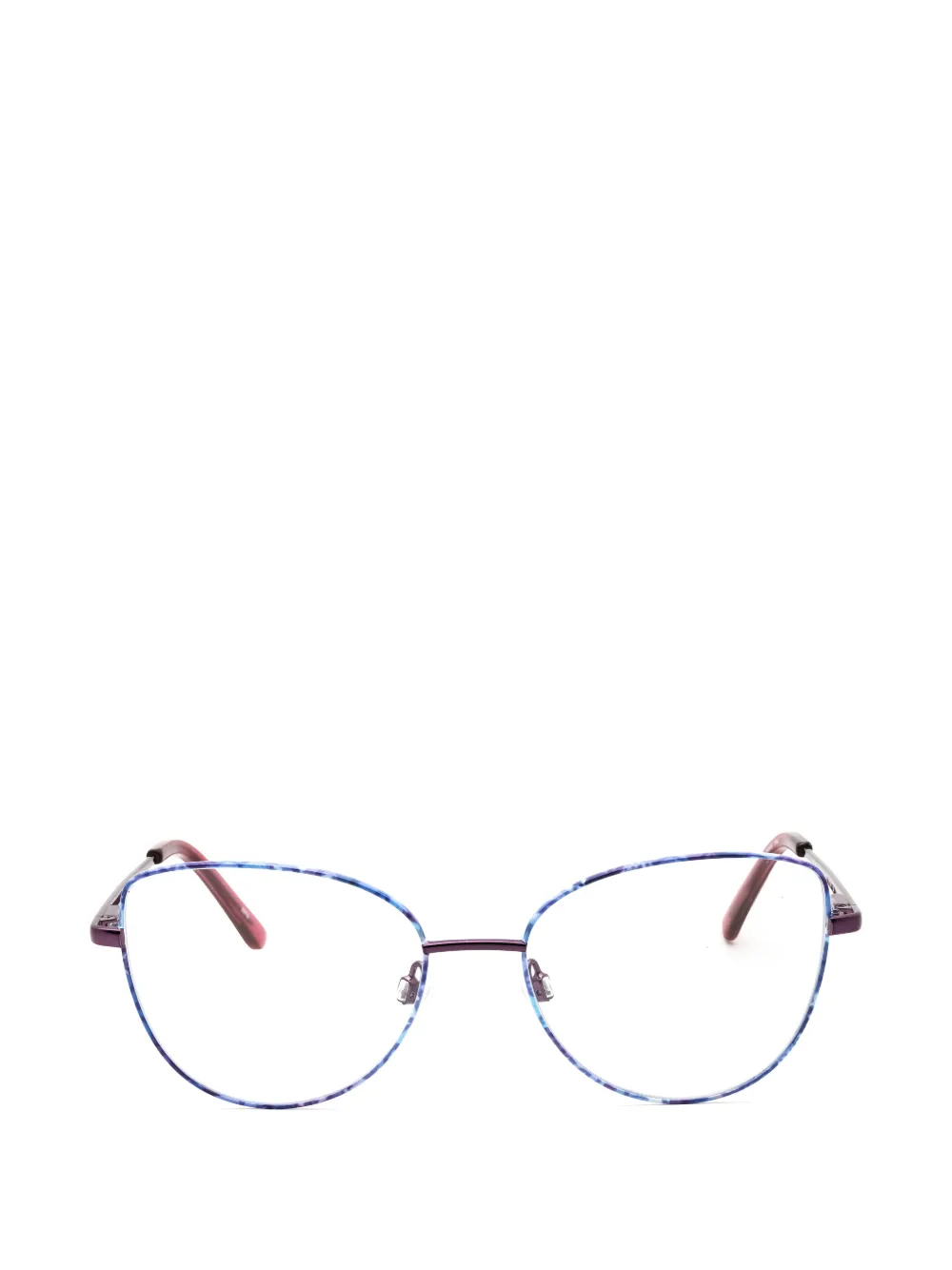 Bebe floral-pattern cat-eye glasses