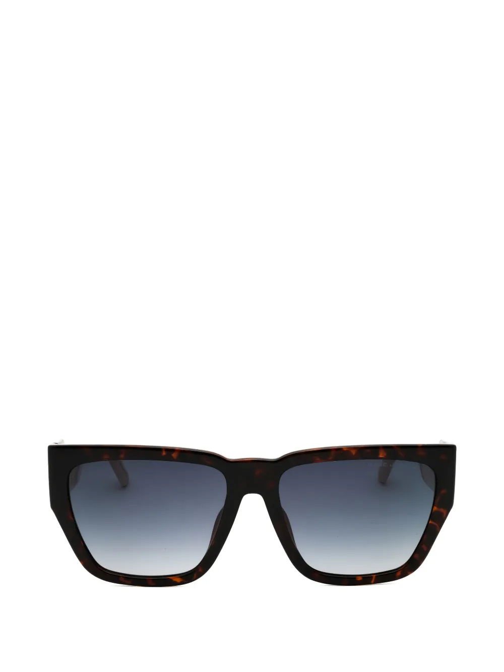 Marc Jacobs tortoiseshell-effect rectangle-frame sunglasses - Toni neutri