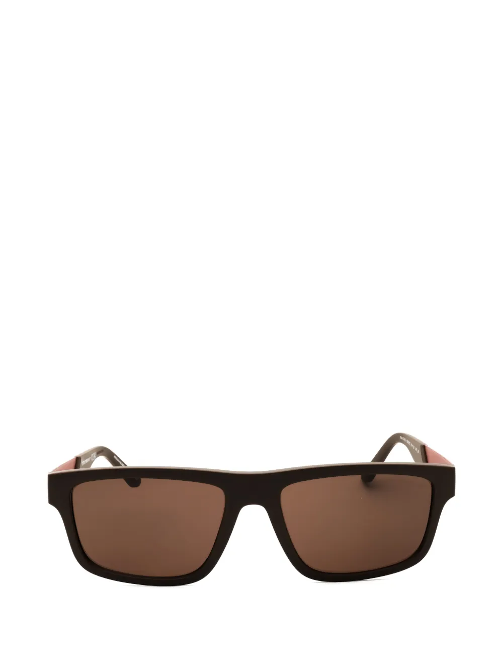 Emporio Armani rectangle-frame sunglasses - Nero