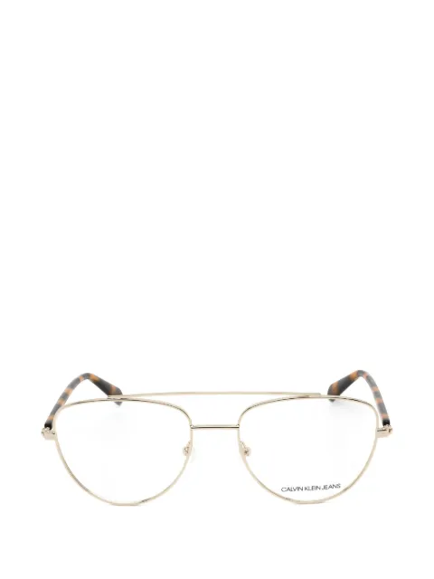 Calvin Klein Jeans pilot-frame glasses