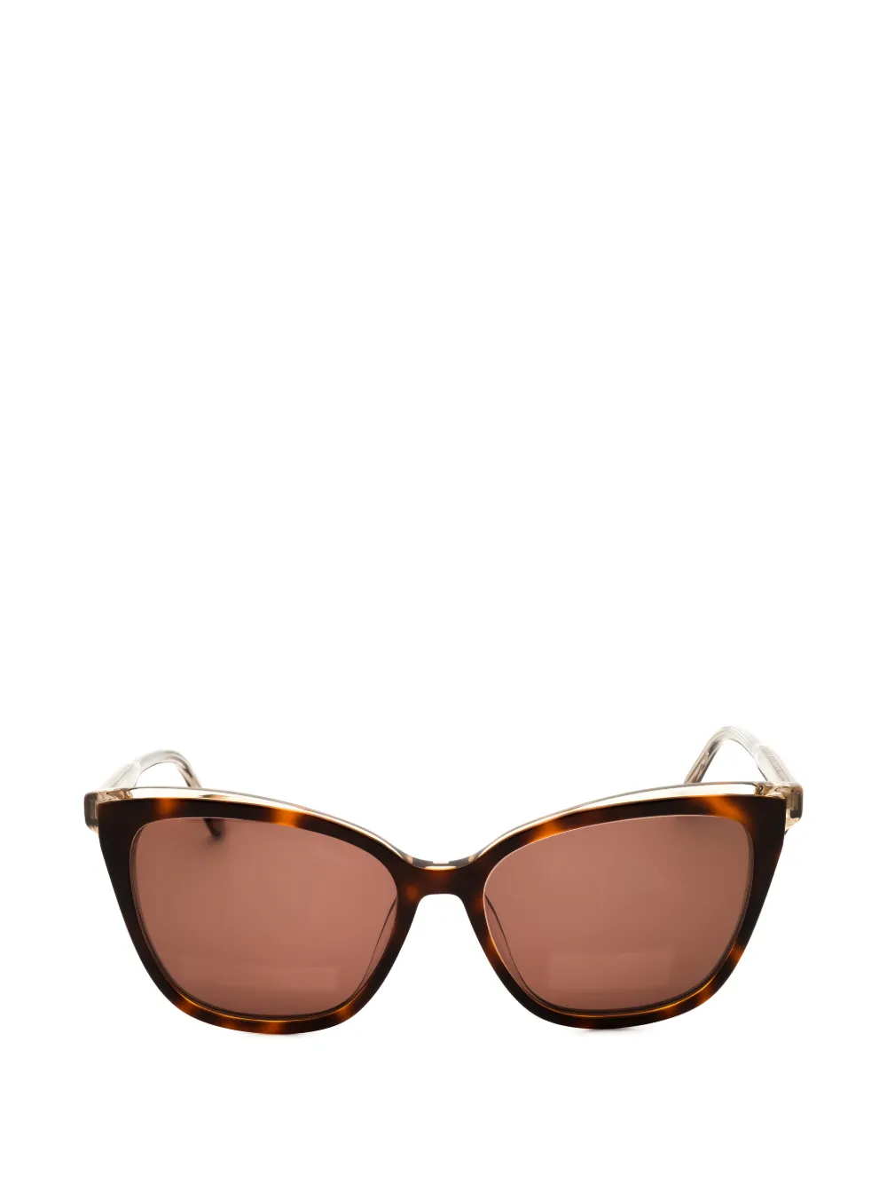 Nine West Tortoiseshell-effect Cat-eye Frame Sunglasses In Brown