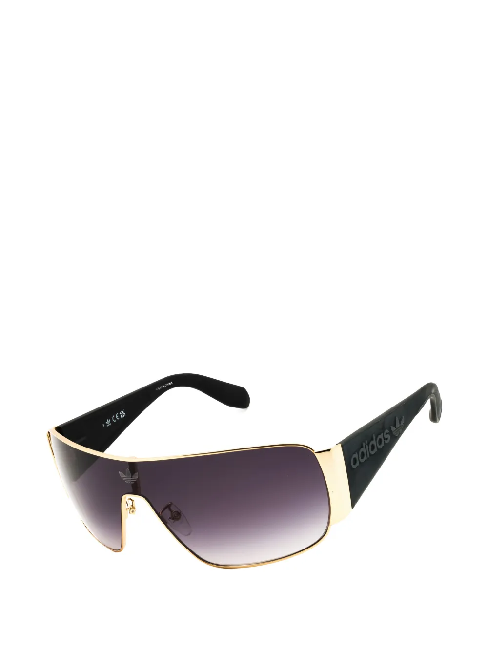 adidas OR0058 shield-frame sunglasses Goud