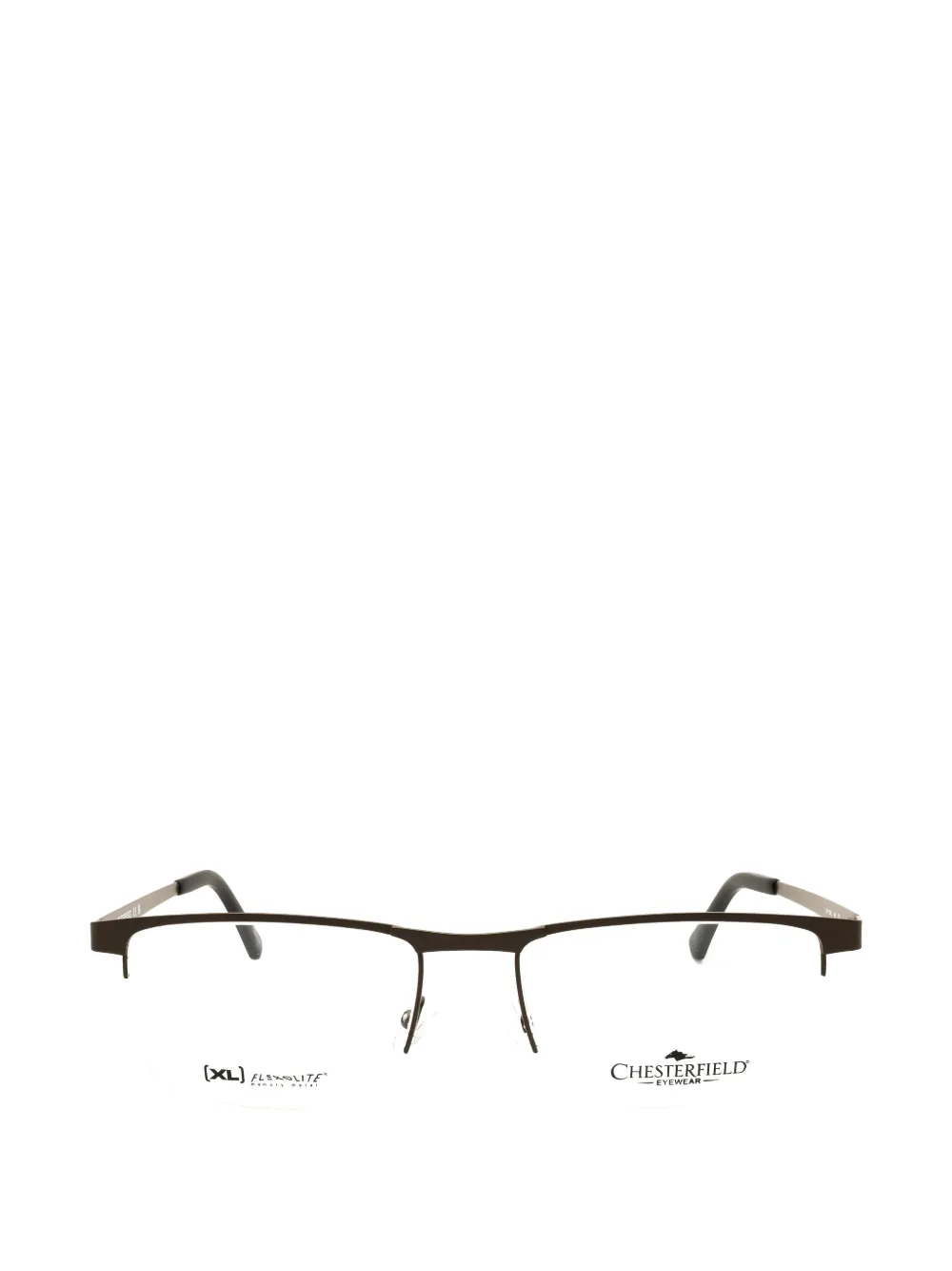 Chesterfield Rectangle-frame Glasses In Brown
