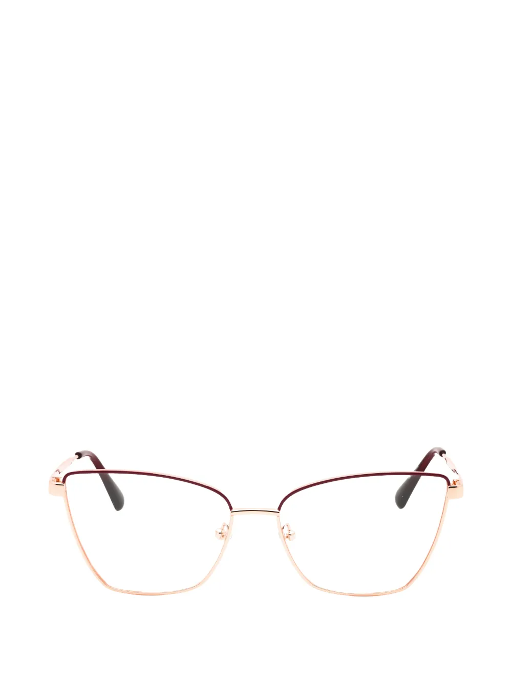 Max & Co Cat-eye Frame Glasses In Gold