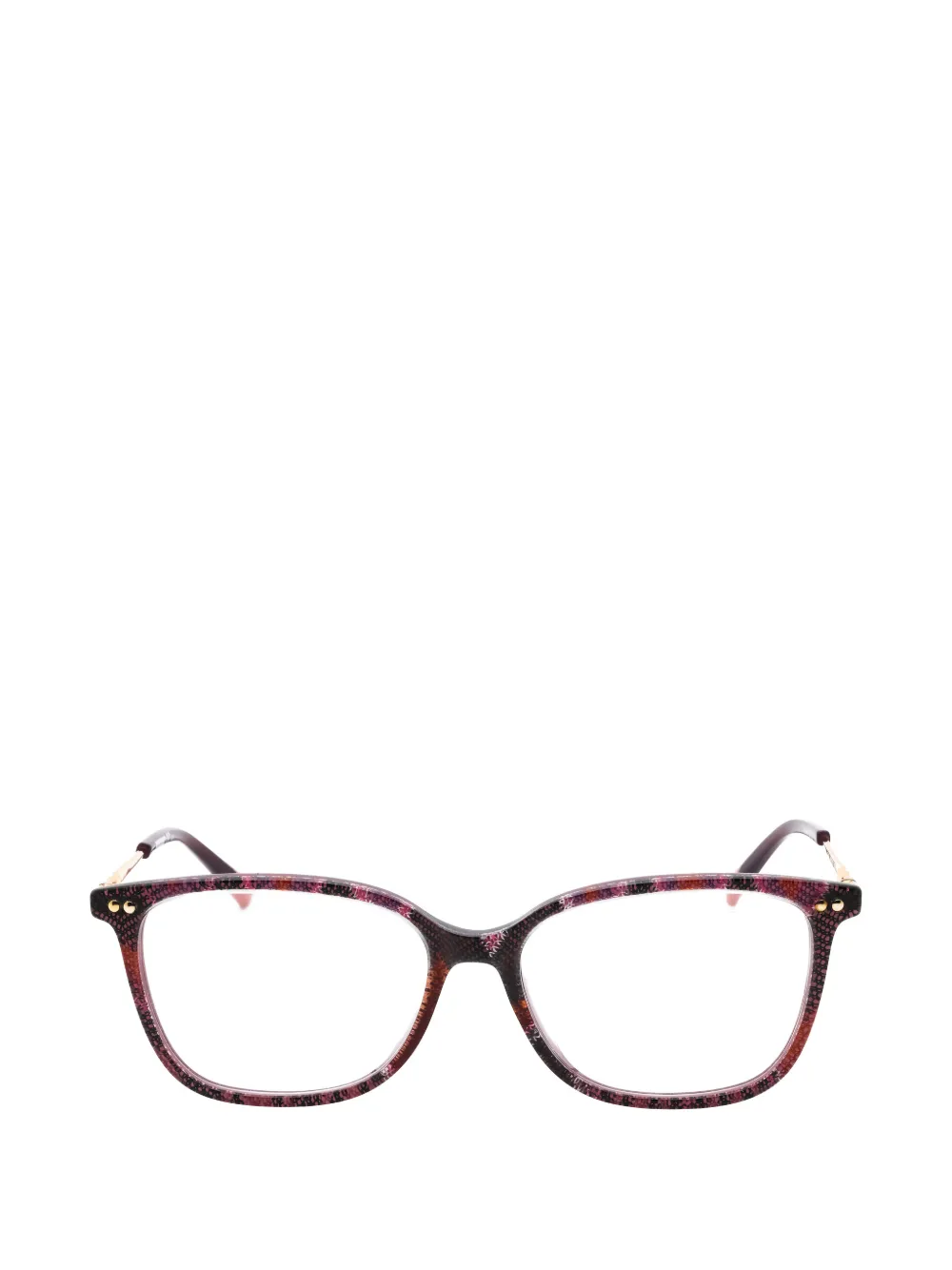 Missoni rectangle-frame glasses - Oro