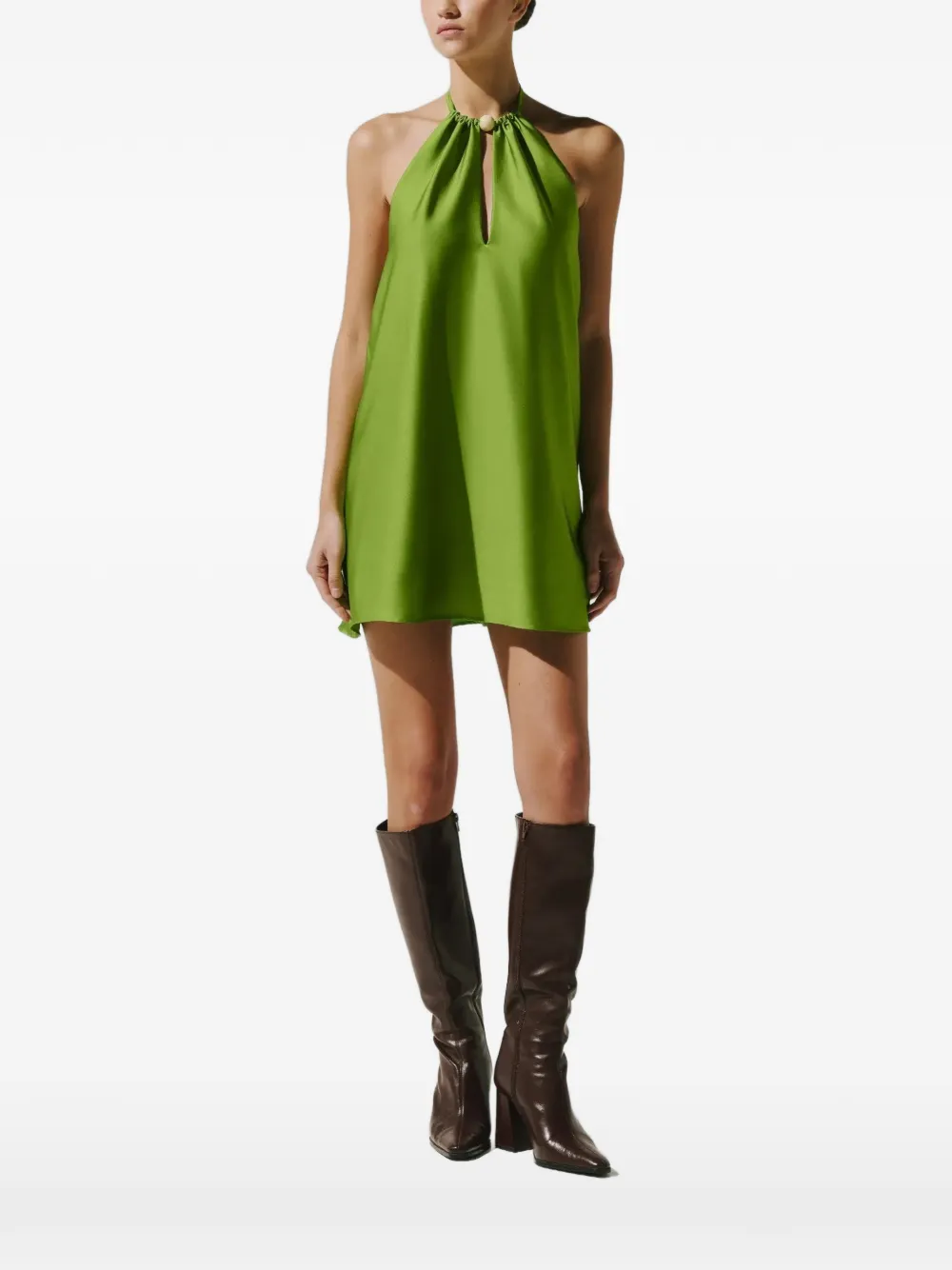 Baobab Top Rondine con scollo all'americana - Verde
