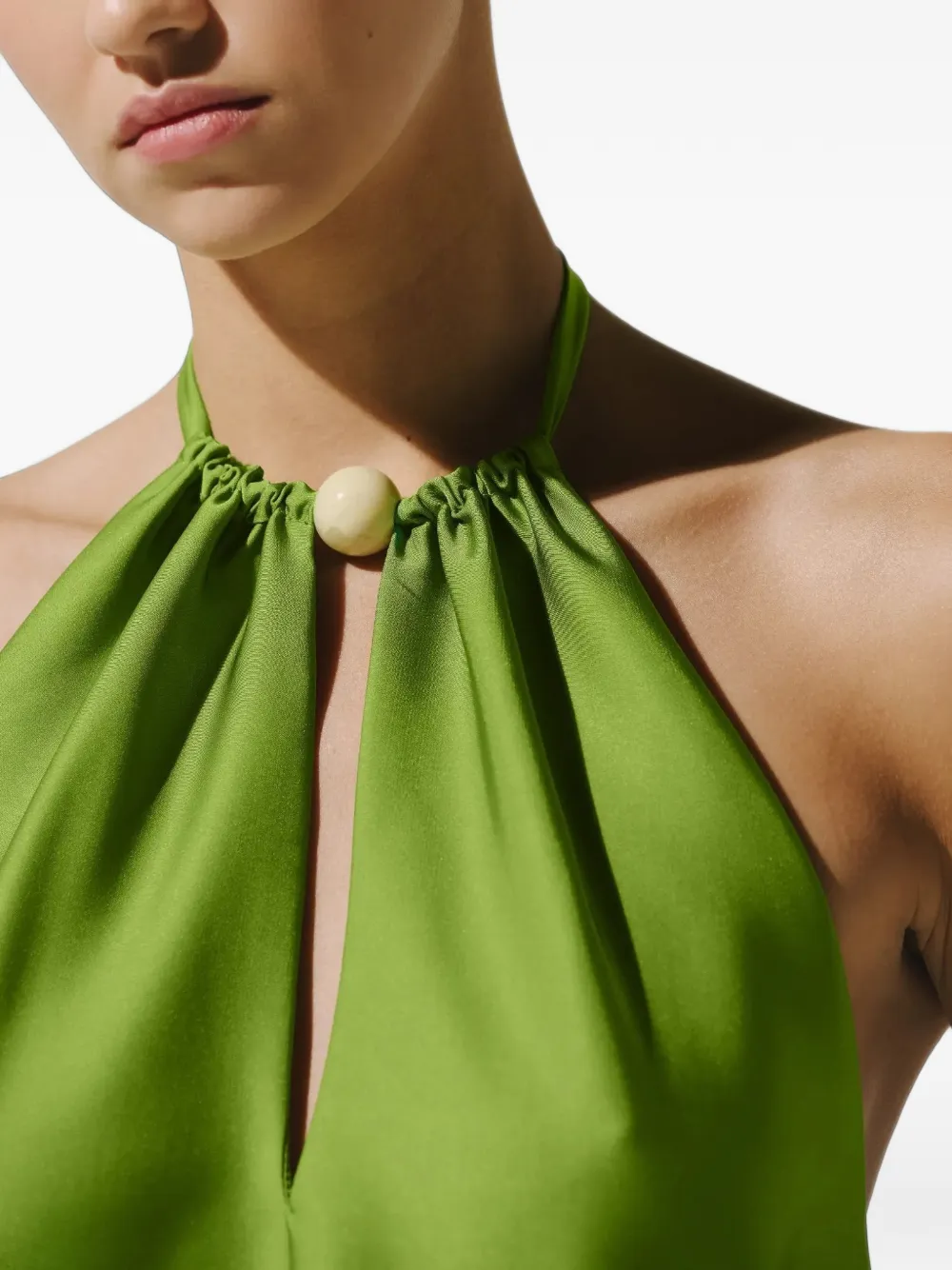 Baobab Rondine top met halternek Groen