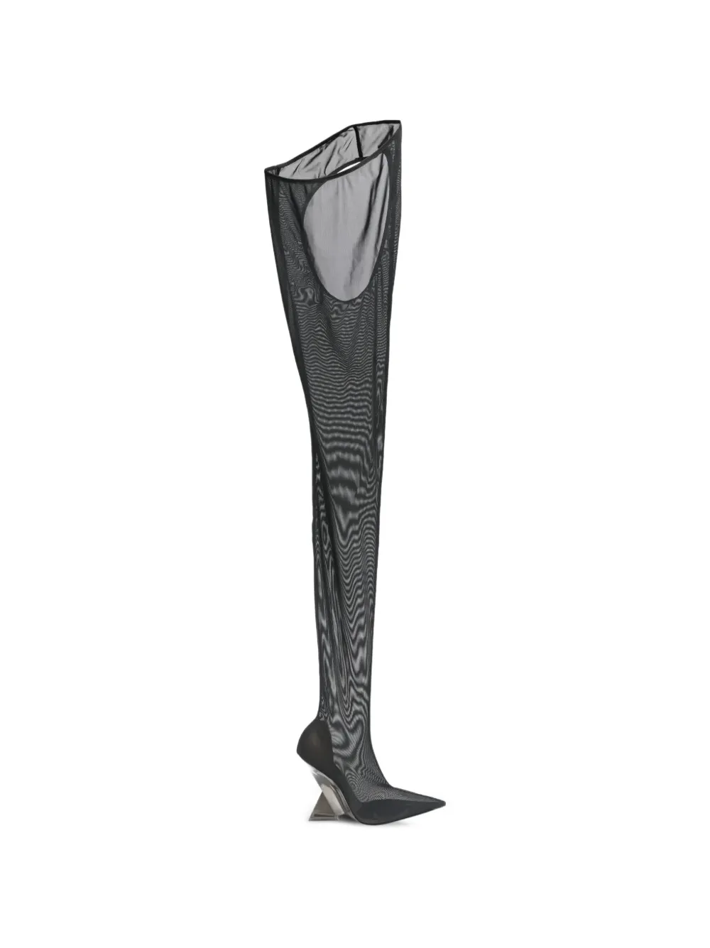 Attico Pointed-toe Boots In Multi