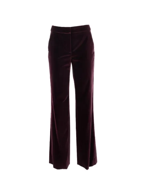 Genny pantalones rectos de terciopelo