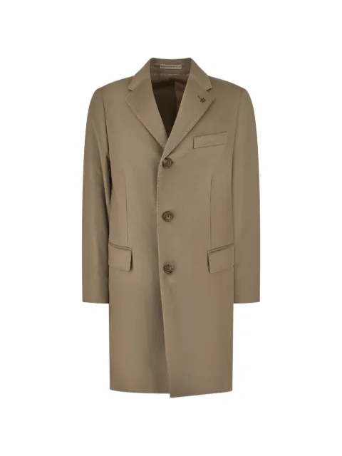Corneliani single-breasted notched-lapels coat