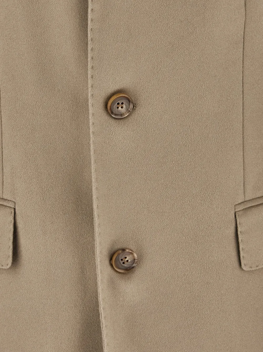 Corneliani Single-breasted Notched-lapels Coat In Multi