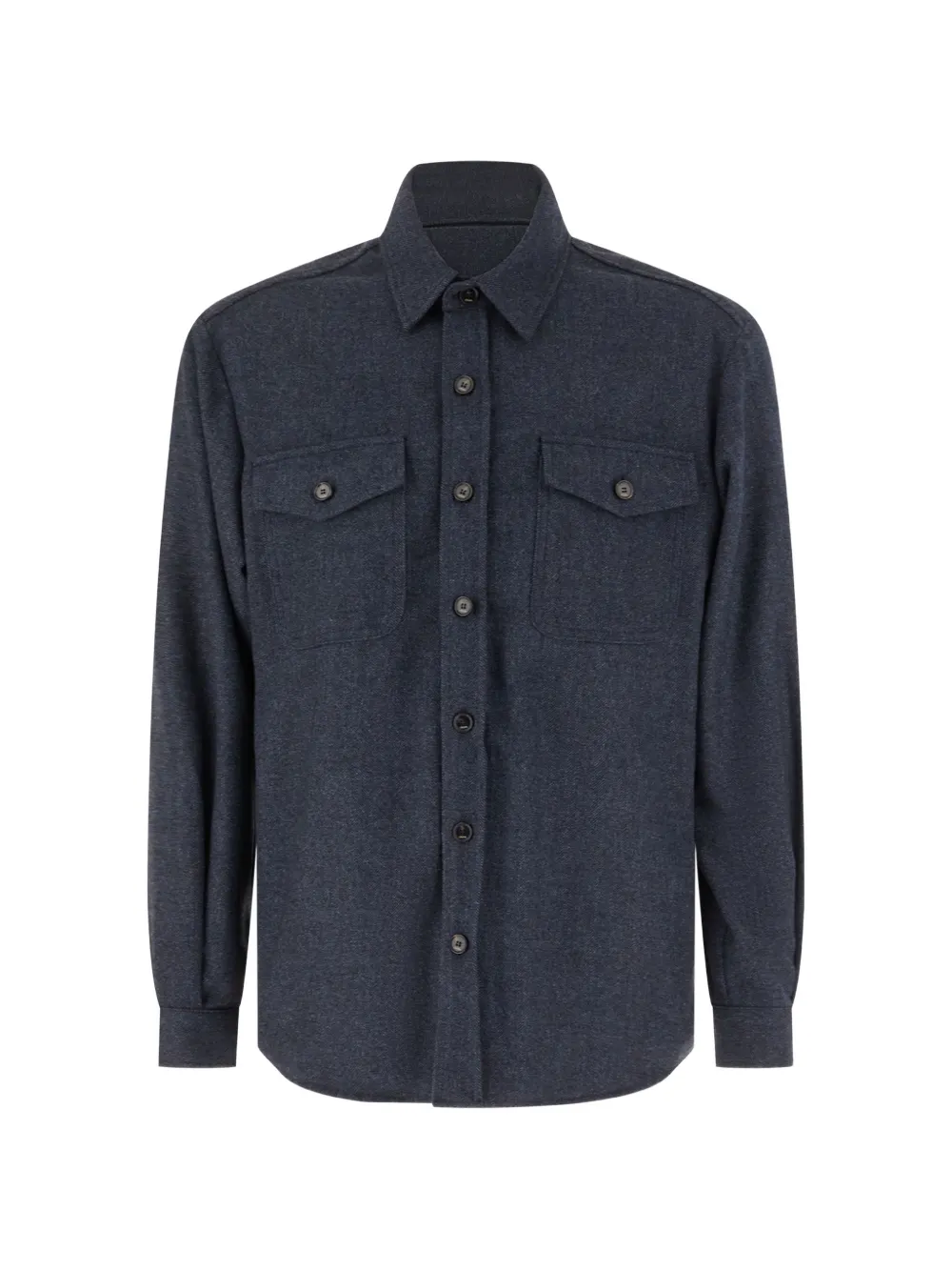 Iceberg herringbone button-up shirt Grijs