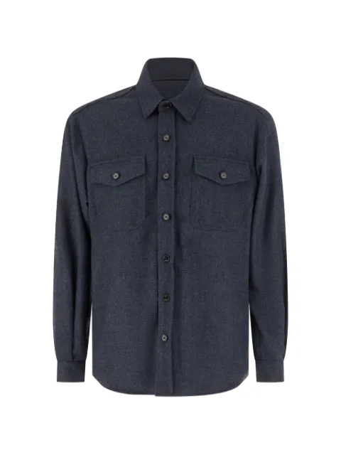 Iceberg herringbone button-up shirt