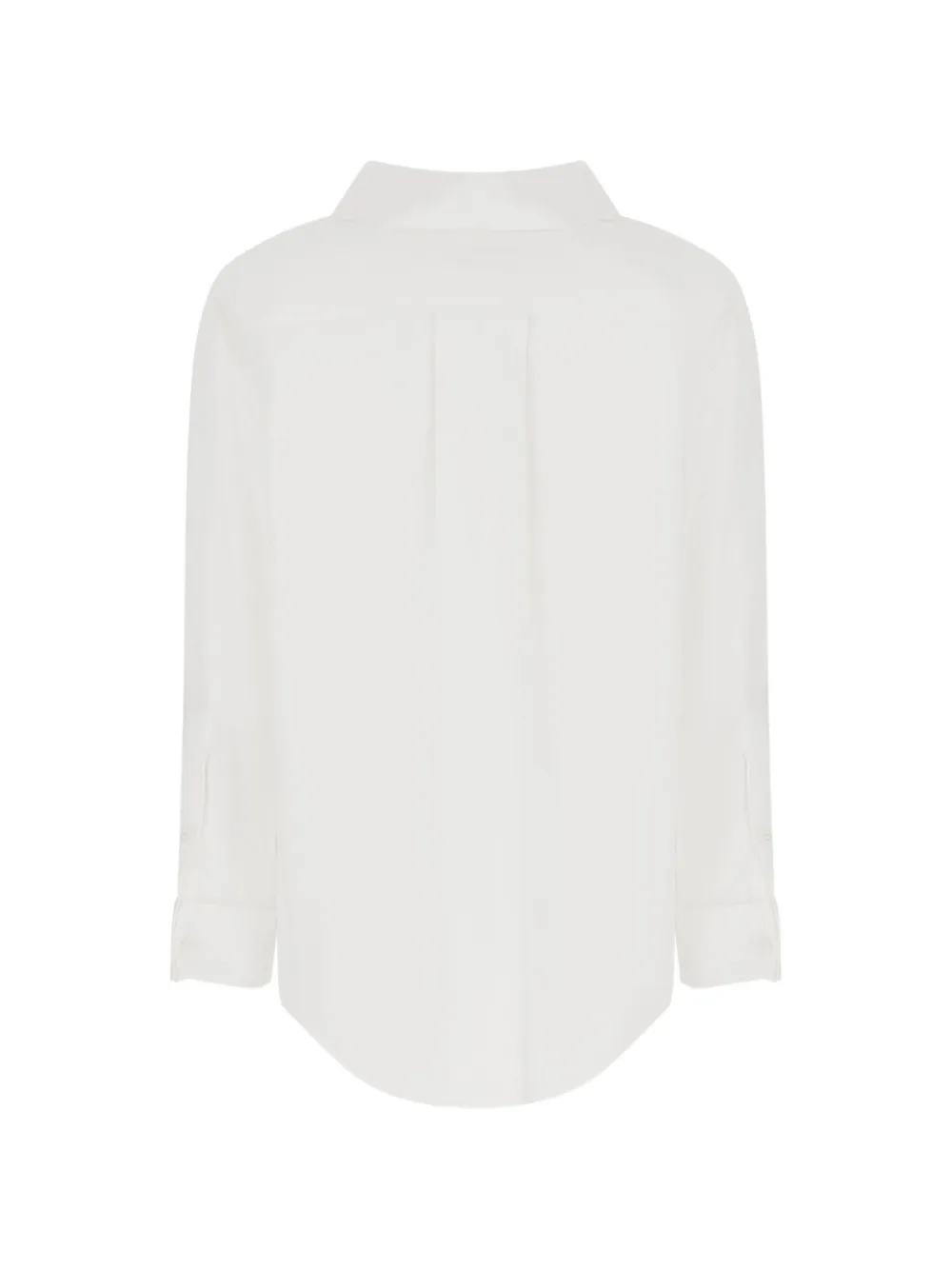 Balenciaga long-sleeve button-down shirt Wit