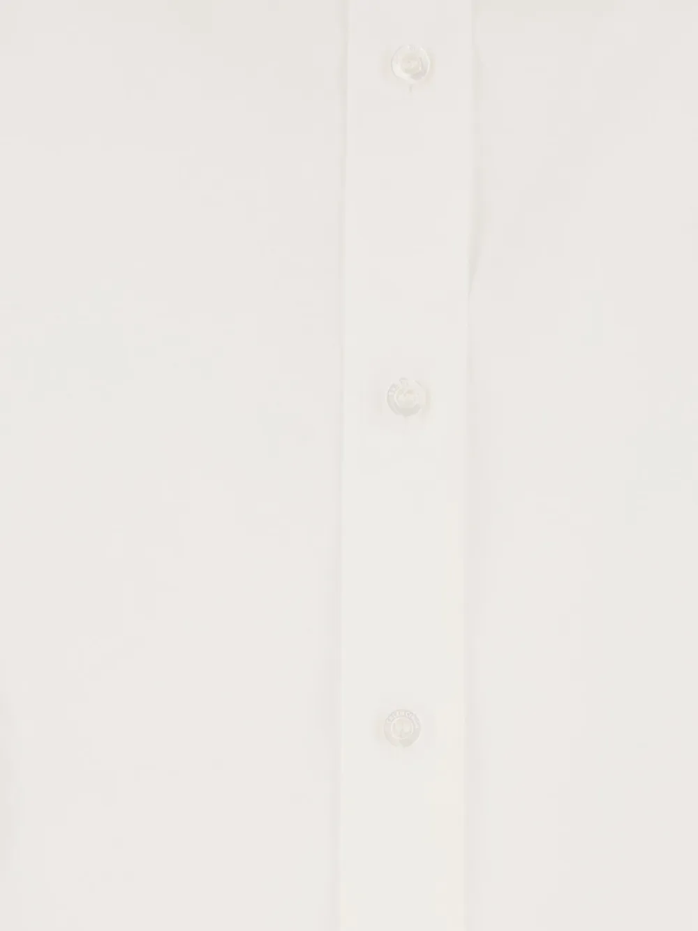 Balenciaga long-sleeve button-down shirt Wit