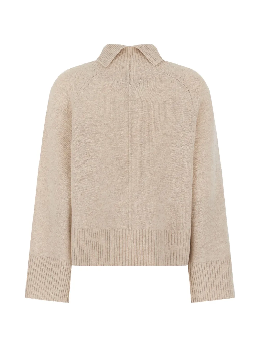 BOSS Alonso ruimvallende coltrui van kasjmier met raglan mouwen Beige