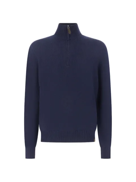 Jacob Cohën quarter-zip knitted sweater