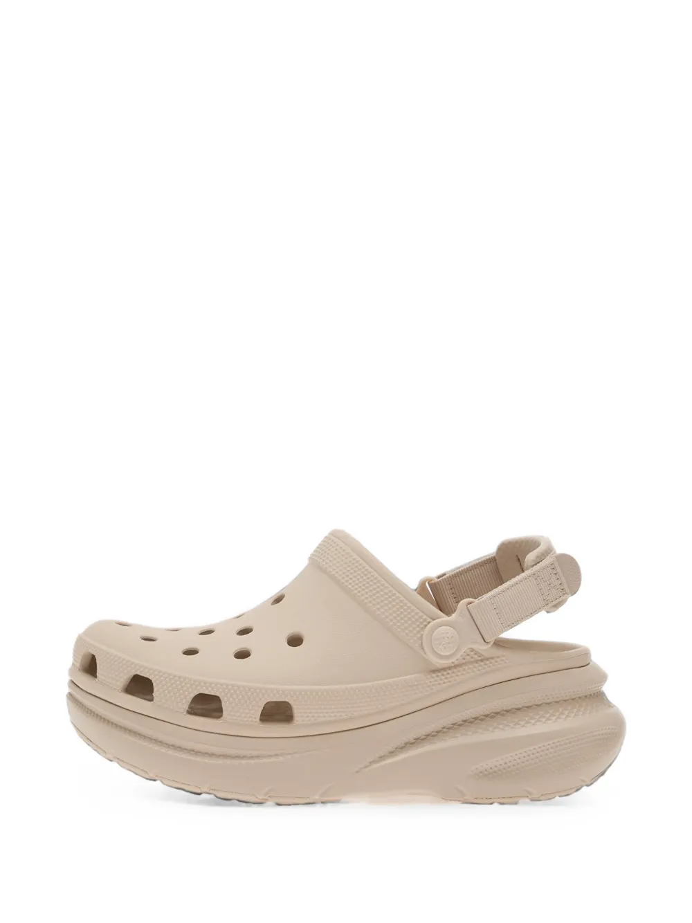 Crocs Perforierte New Crush Clogs - Nude