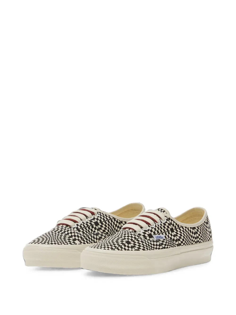 Vans Premium Authentic checkered sneakers Zwart