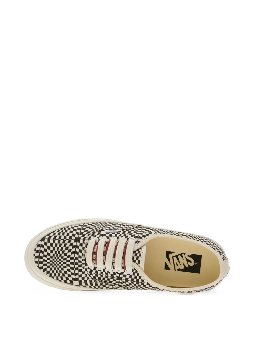 Vans Premium Authentic checkered sneakers Zwart