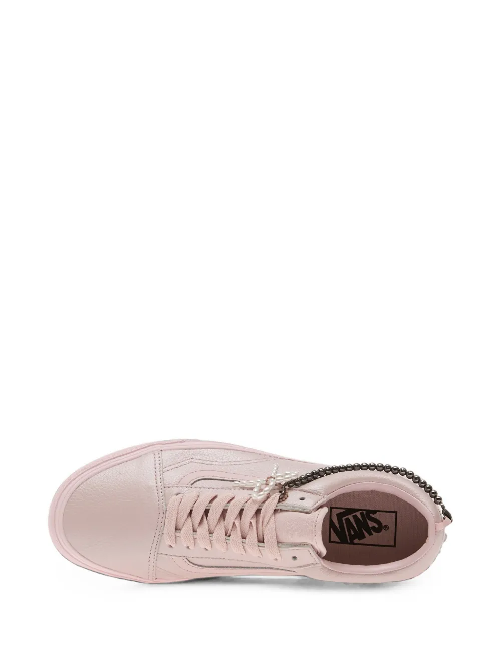 Vans Old skool bead-embellished side-stripe sneakers Roze