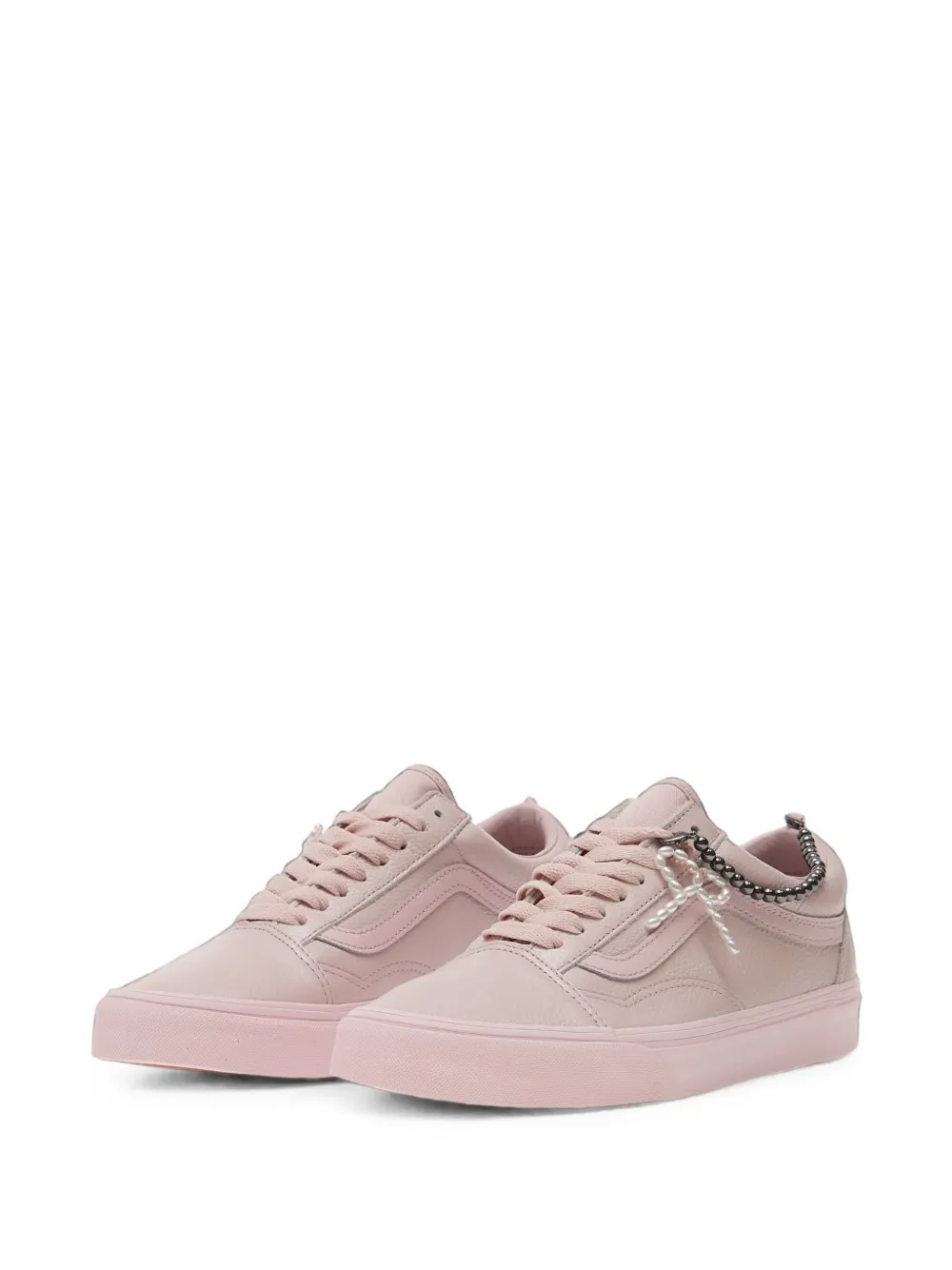 Vans Old skool bead-embellished side-stripe sneakers Roze