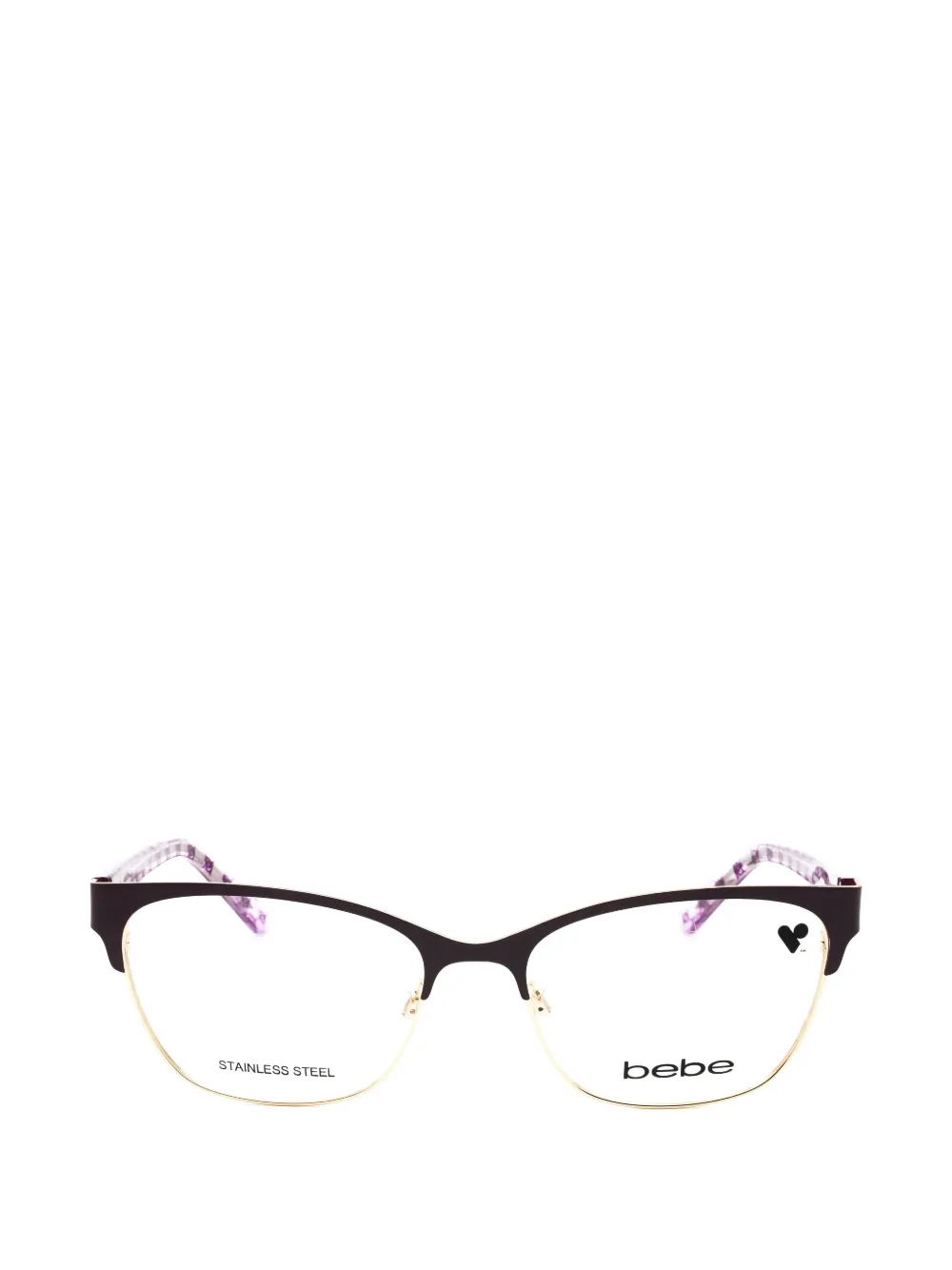 Bebe Rectangle-frame Glasses In Purple