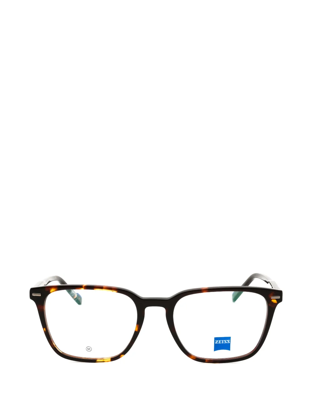 Zeiss tortoiseshell-effect square-frame glasses