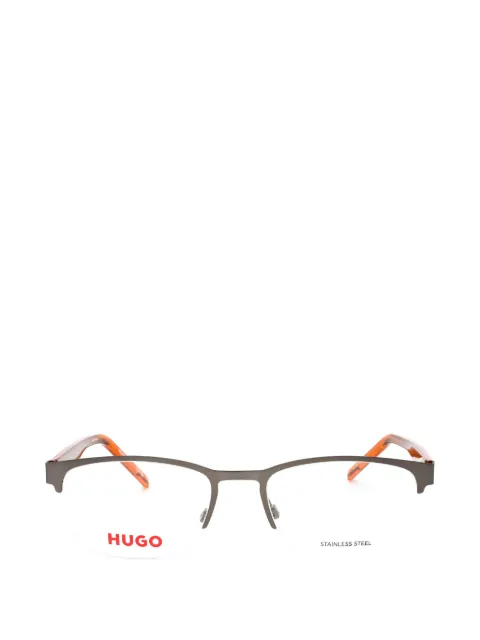 HUGO rectangle-frame glasses