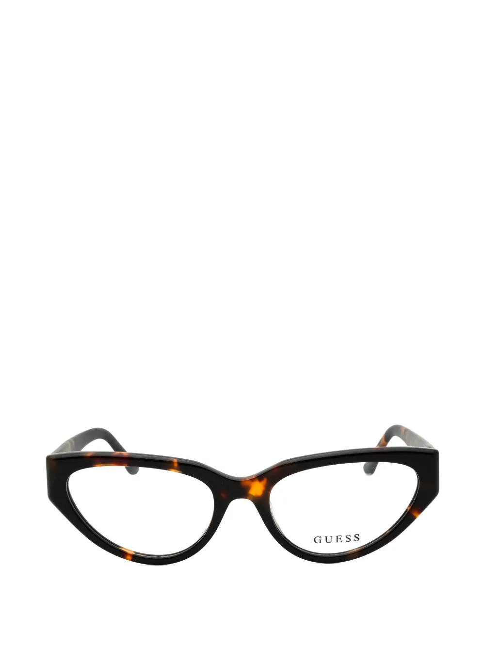 GUESS USA tortoiseshell-effect cat-eye glasses - Marrone