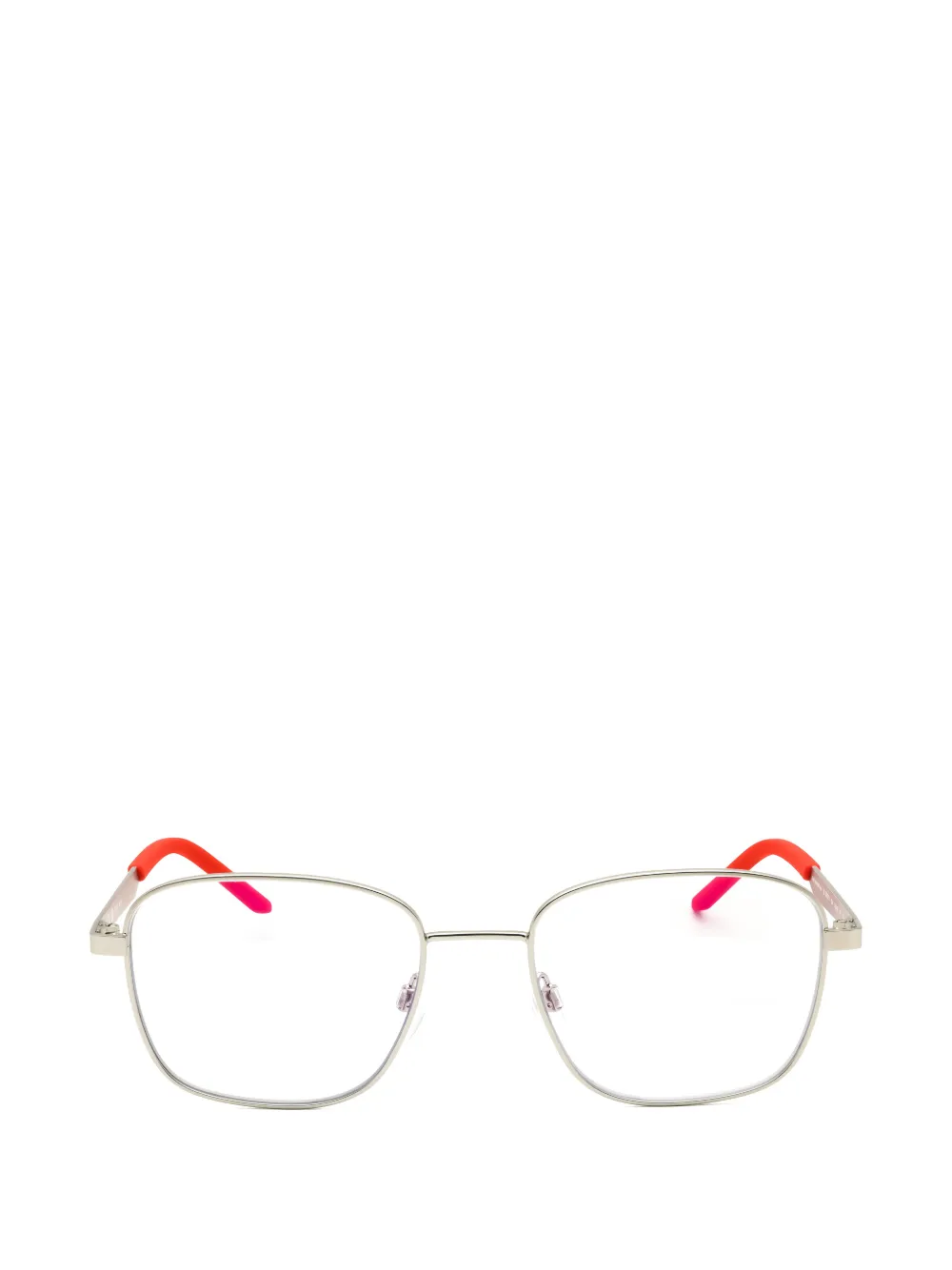 Nike Traveler Flow rectangle-frame glasses - Argento
