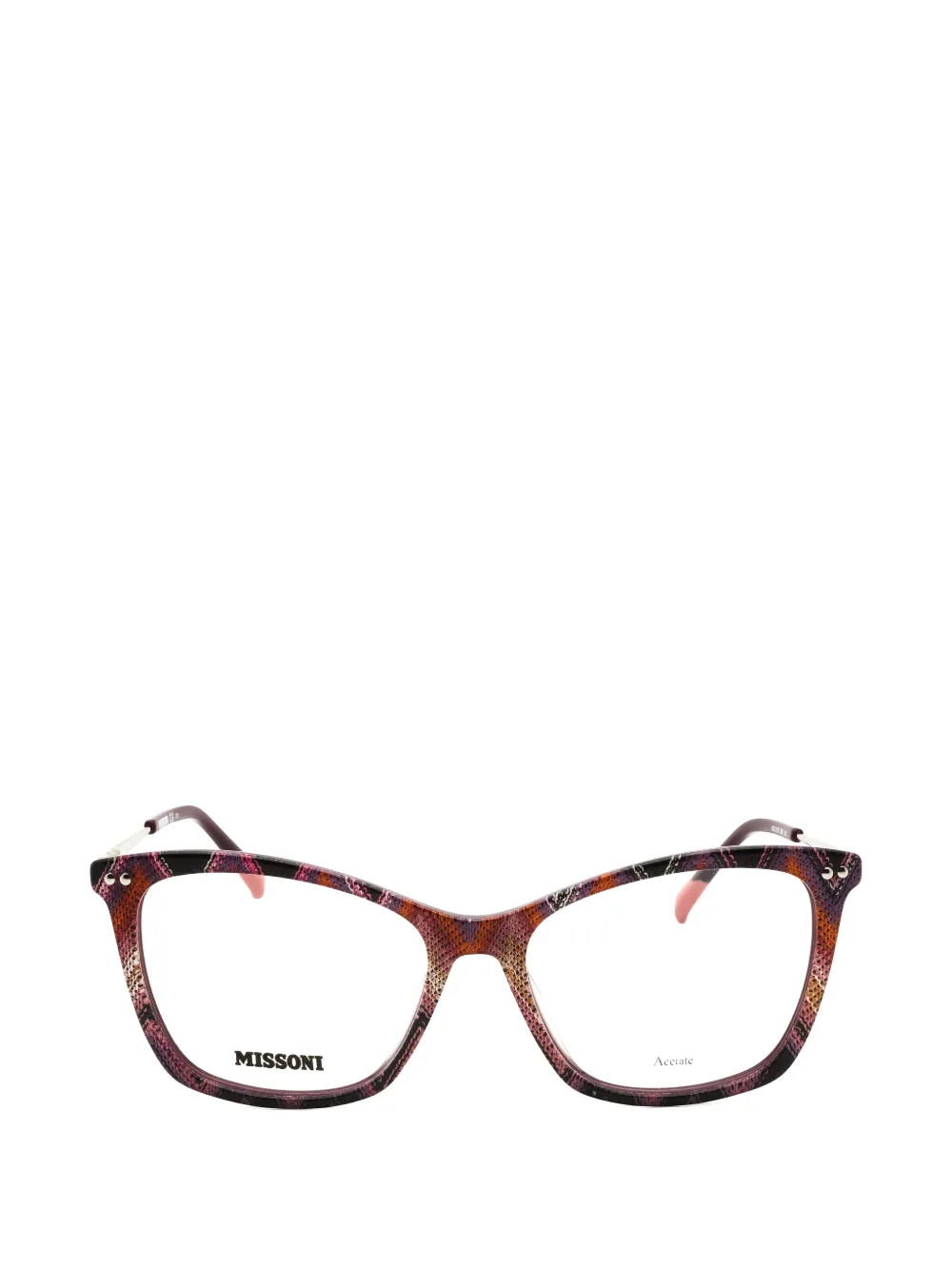 Missoni zigzag-print cat-eye glasses
