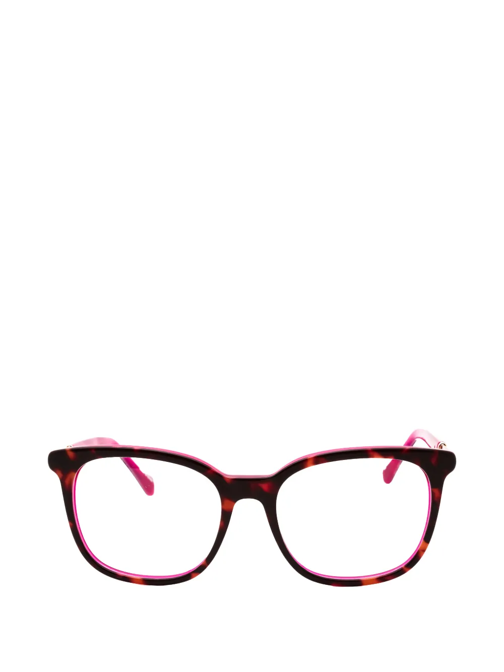 LUCKY BRAND tortoiseshell-effect square-frame glasses