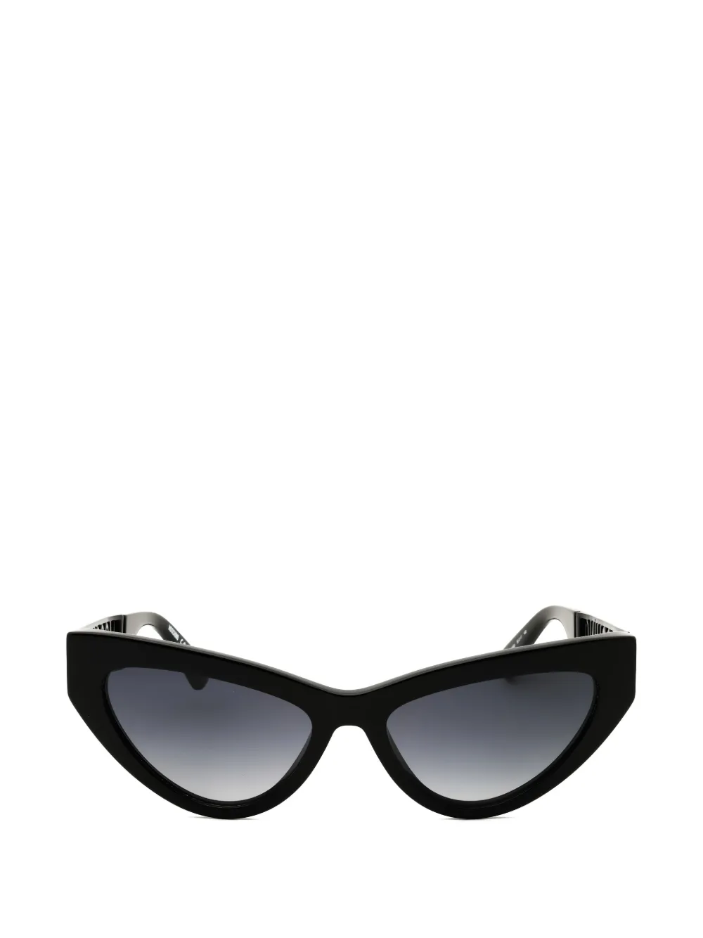 Moschino Logo-lettering Cat-eye Sunglasses In Black