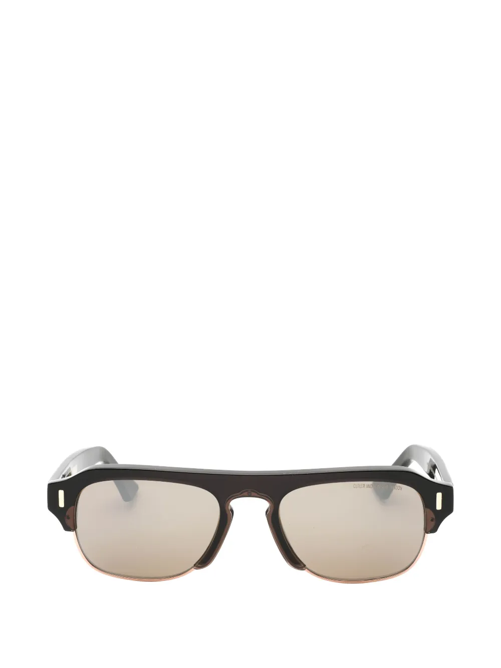 Cutler & Gross geometric-frame sunglasses