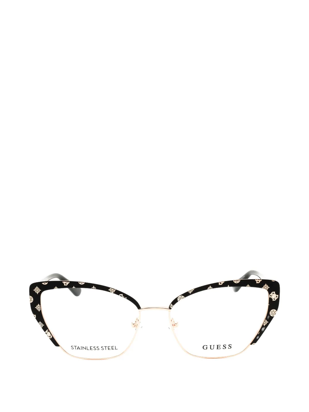GUESS USA monogram-print cat-eye glasses