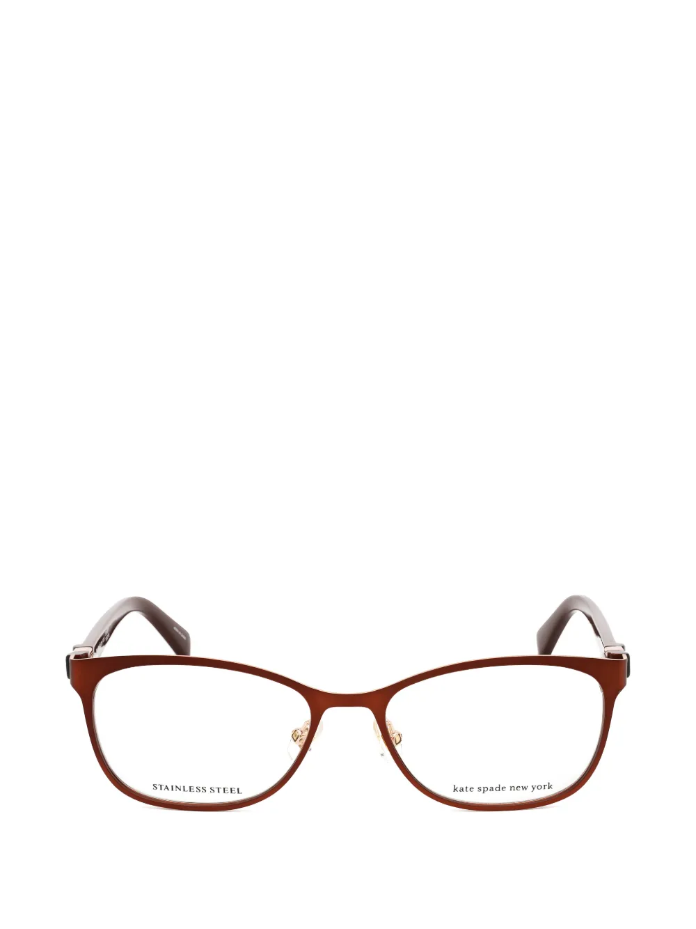 Kate Spade Jonae oval-frame glasses - Marrone