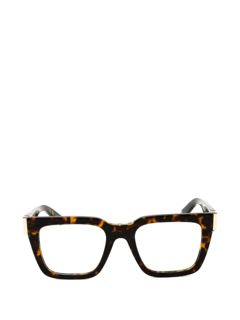 Philipp Plein Eyewear tortoiseshell-effect rectangle-frame glasses
