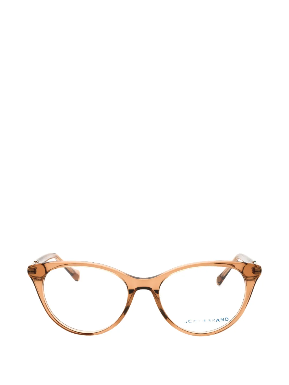 LUCKY BRAND cat-eye frame glasses - Marrone